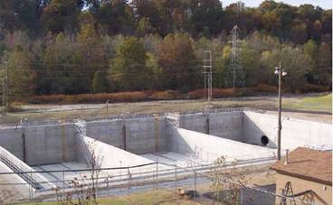 Rack 40/31 Detention Basin - just upstream of Cuyahoga and Little Cuyahoga confluence