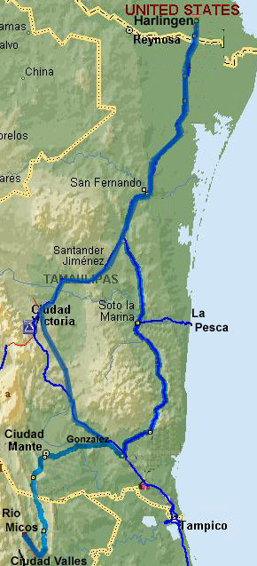 Mexico Trip Map 1