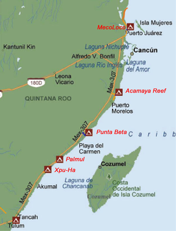 Mexico Trip Map 8