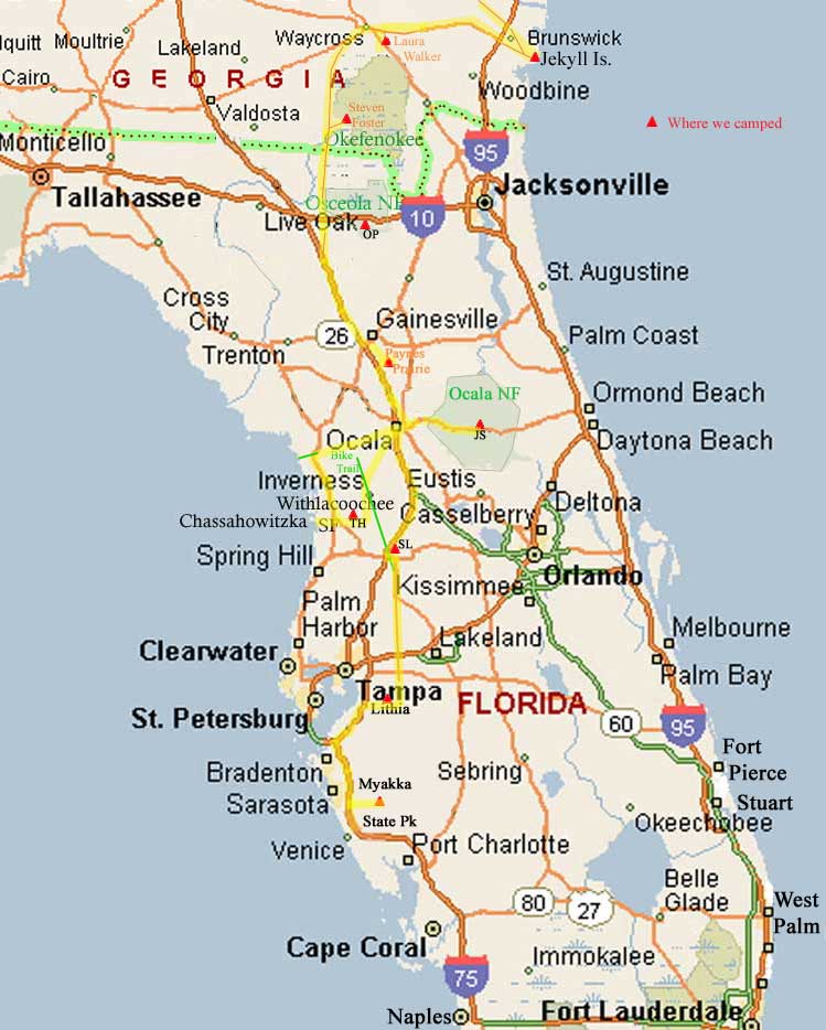 Map Of Florida With Airports - Map