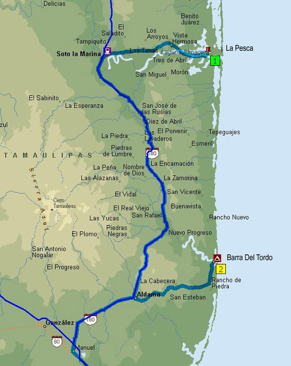 Mexico Trip Map 2