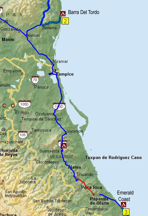 Mexico Trip Map 3