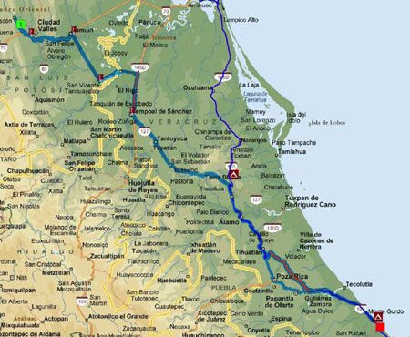 Mexico Trip Map 3