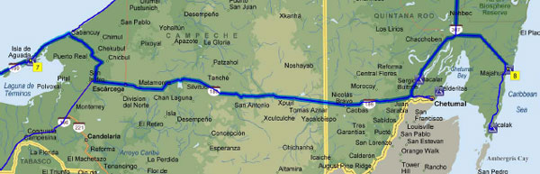 Mexico Trip Map 5