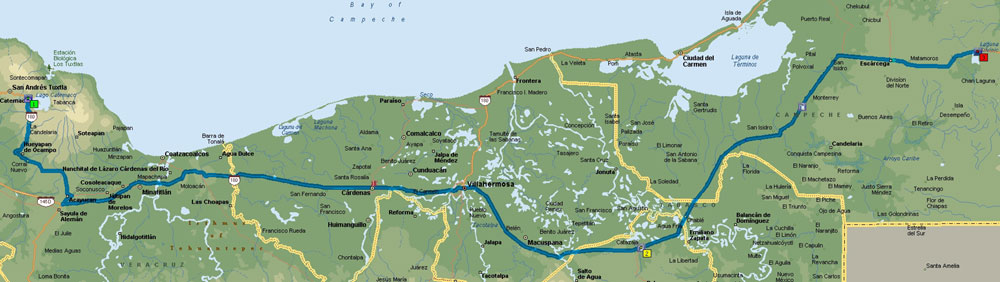 Mexico Trip Map 5