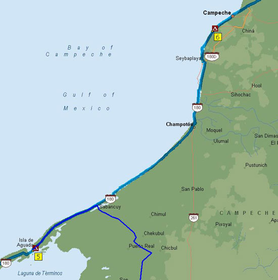 Mexico Trip Map 6