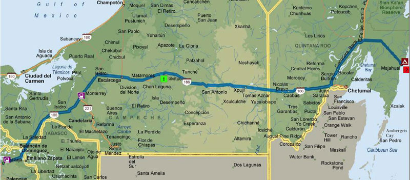 Mexico Trip Map 6