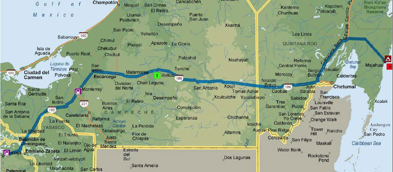 Mexico Trip Map 6